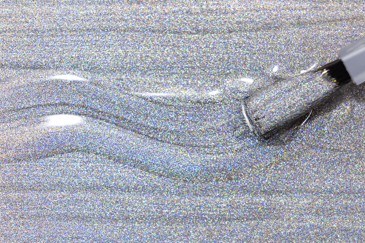 Jolifin LAVENI 3in1 Shellac - unicorn hologramm silver 10ml