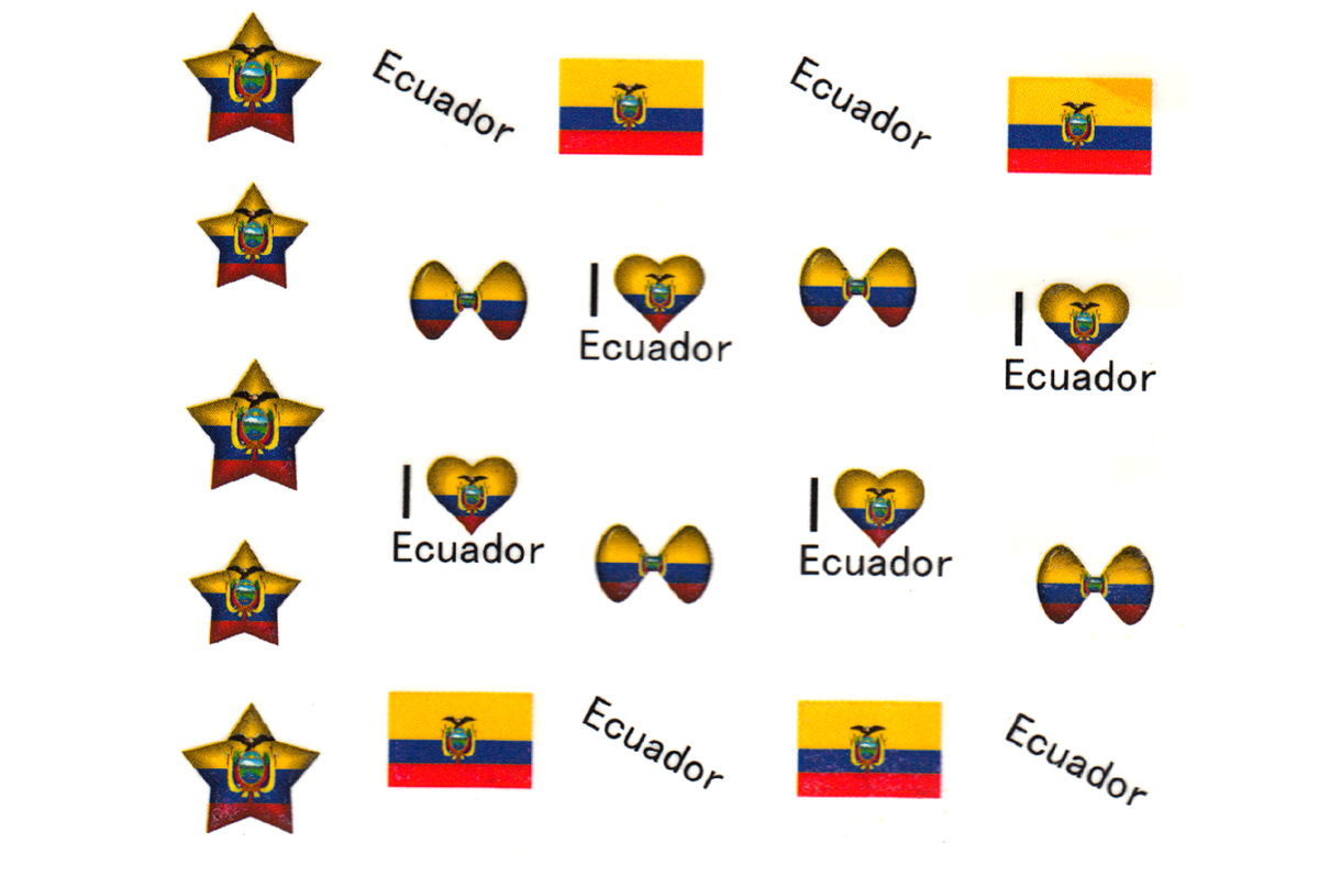 Jolifin Länder Tattoo - Ecuador