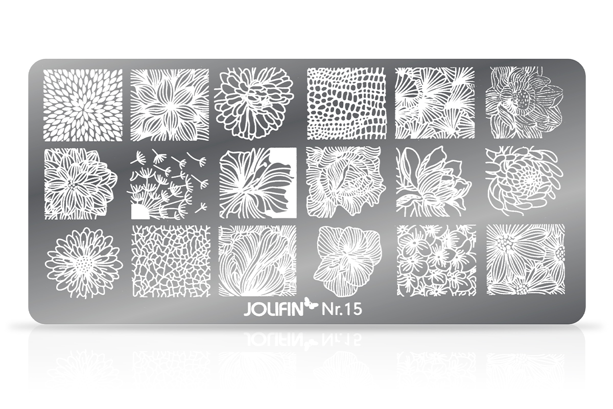 Jolifin Stamping-Schablone Nr. 15