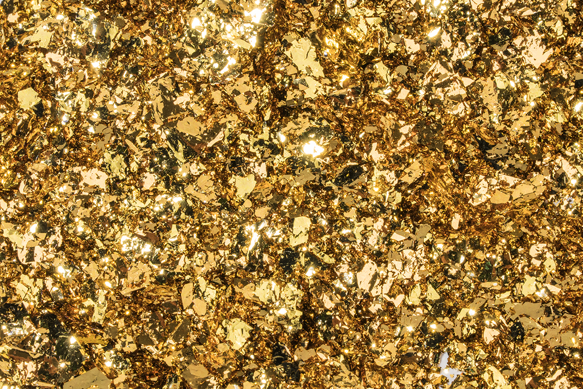 Jolifin LAVENI Mirror-Flakes - classic gold