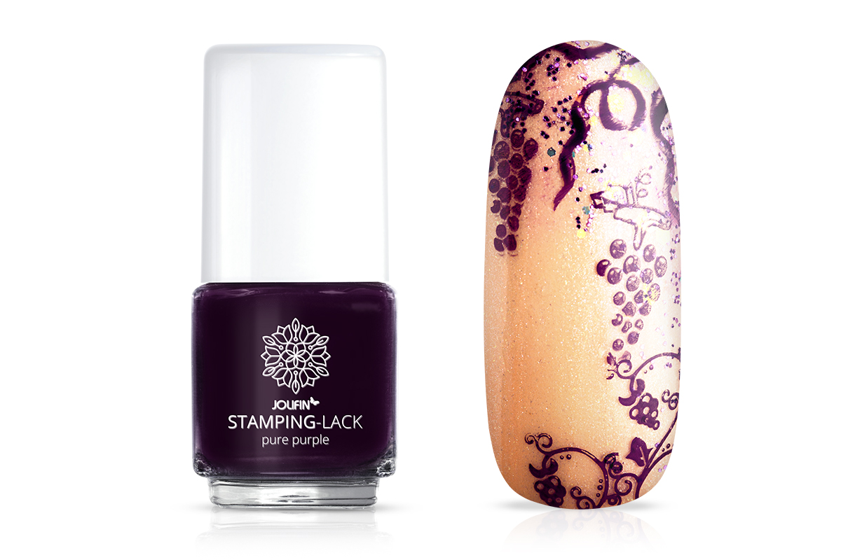 Jolifin Stamping-Lack pure purple 12ml