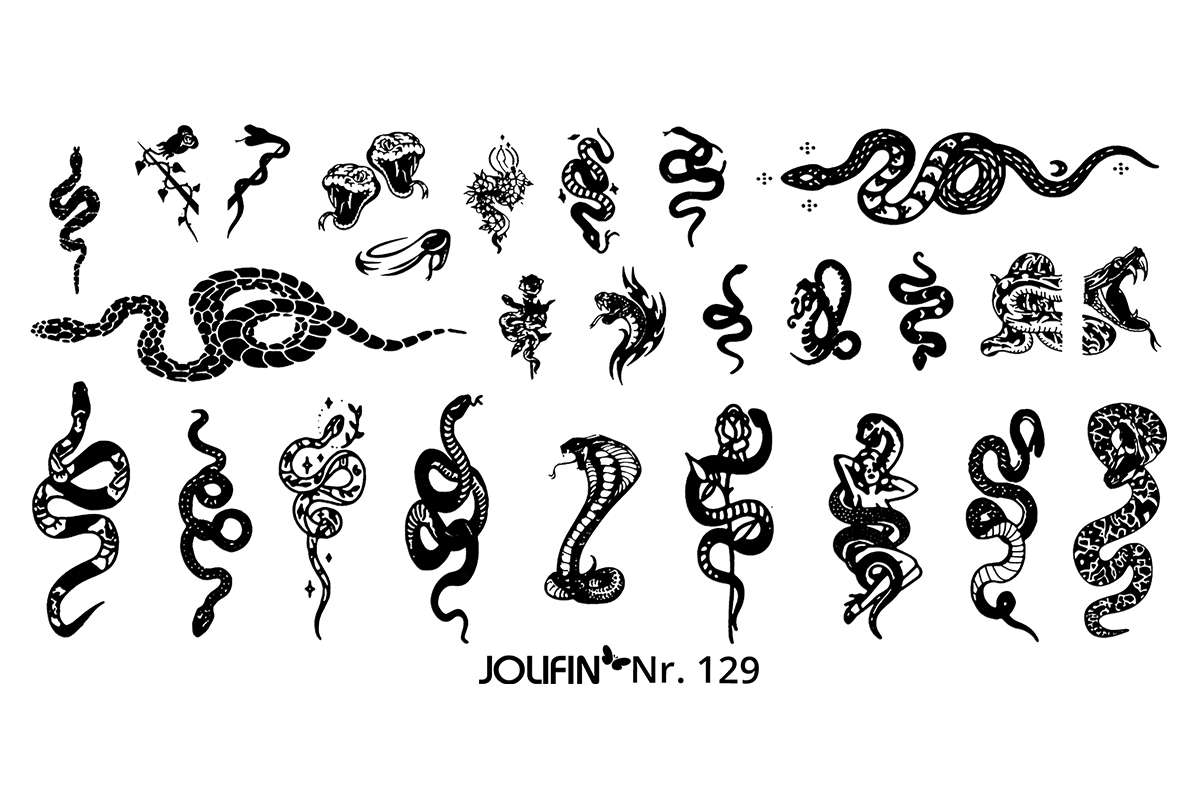 Jolifin Stamping-Schablone Nr. 129