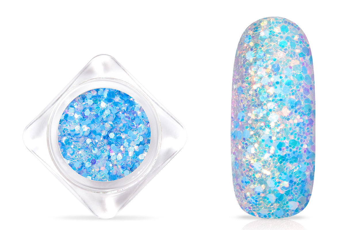 Jolifin Neon Mermaid Glitter - blue