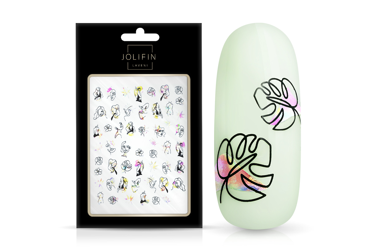 Jolifin LAVENI XL Sticker - Silver 19