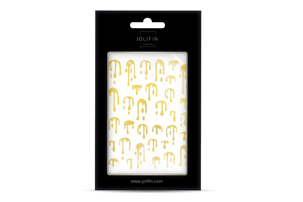 Jolifin LAVENI XL Sticker - Ice-Cream gold