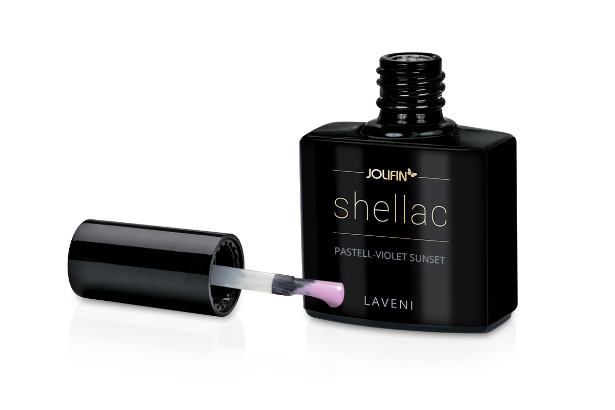 Jolifin LAVENI Shellac - pastell-violet sunset 10ml
