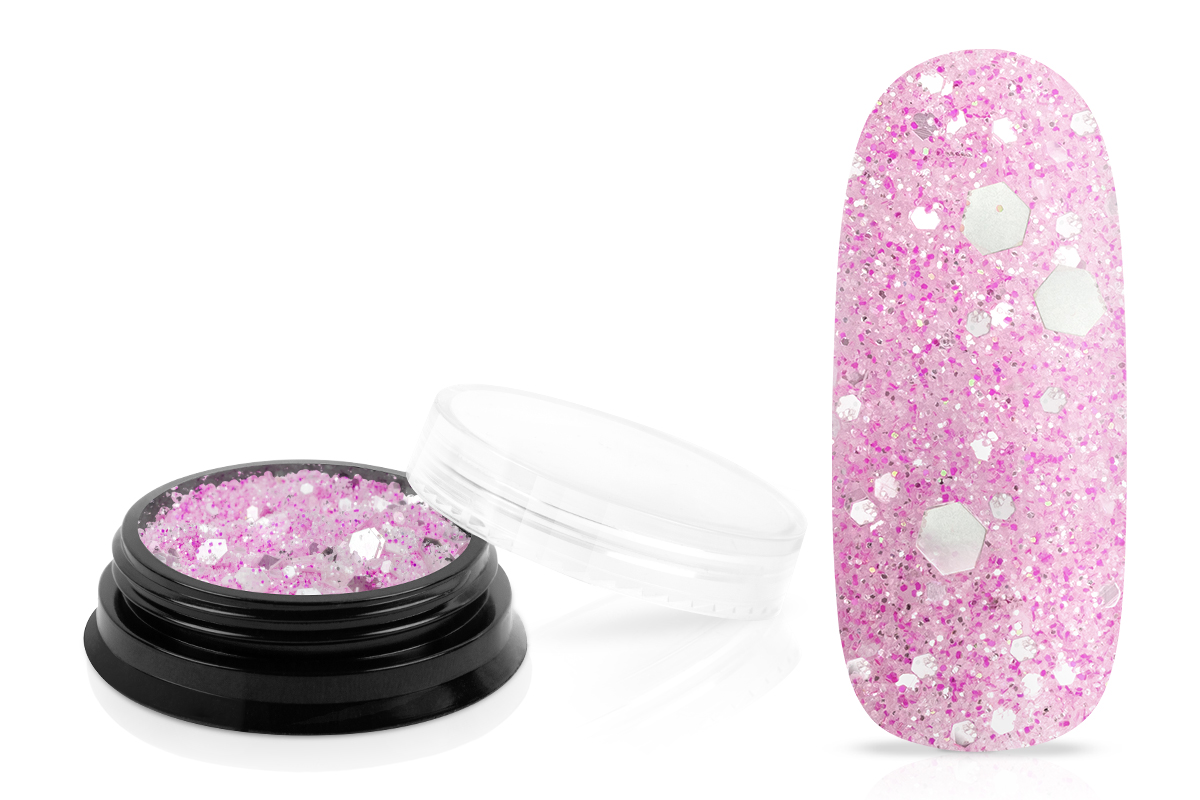 Jolifin LAVENI Crystal Glitter - pastel pink