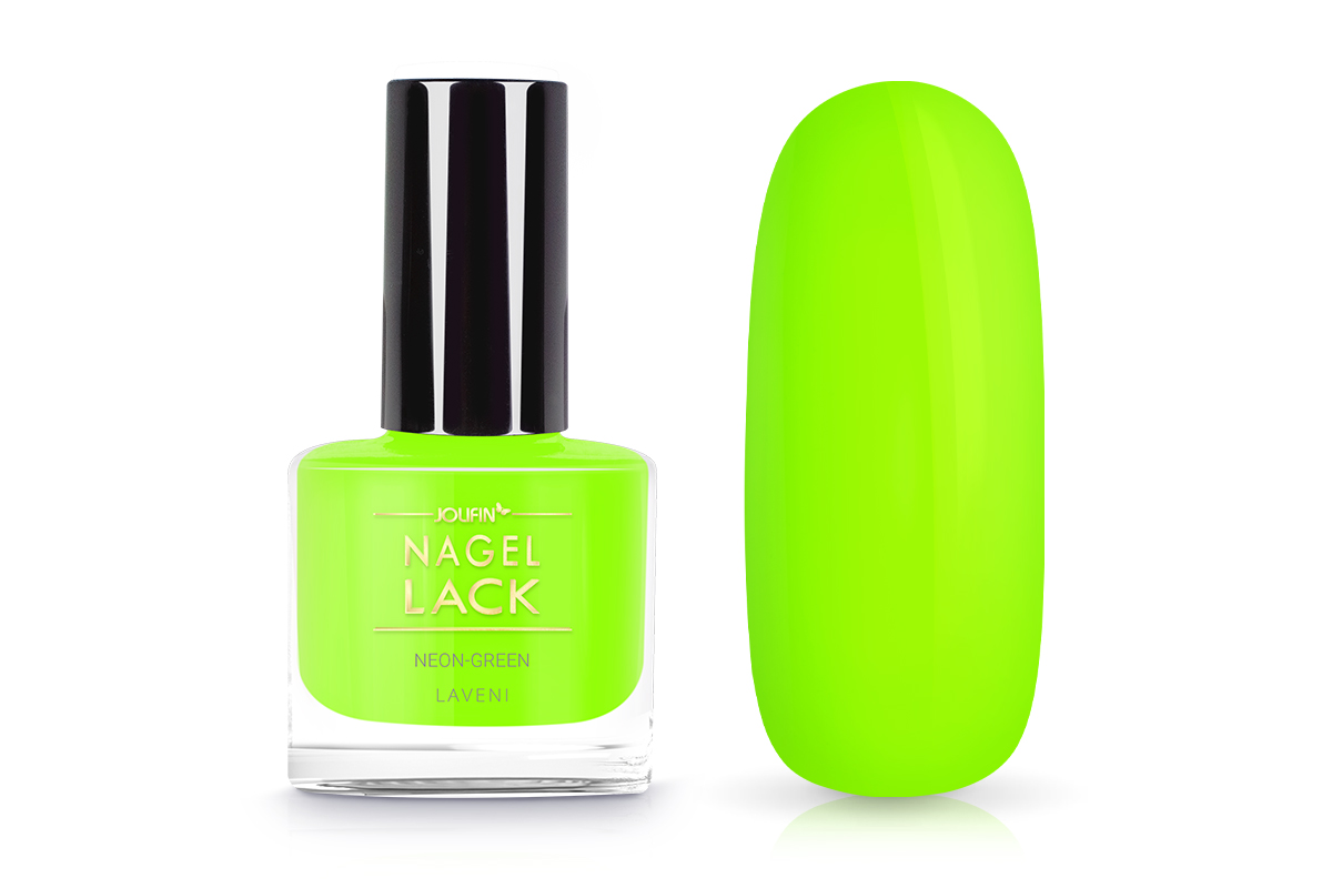 Jolifin LAVENI Nagellack - neon-green 9ml