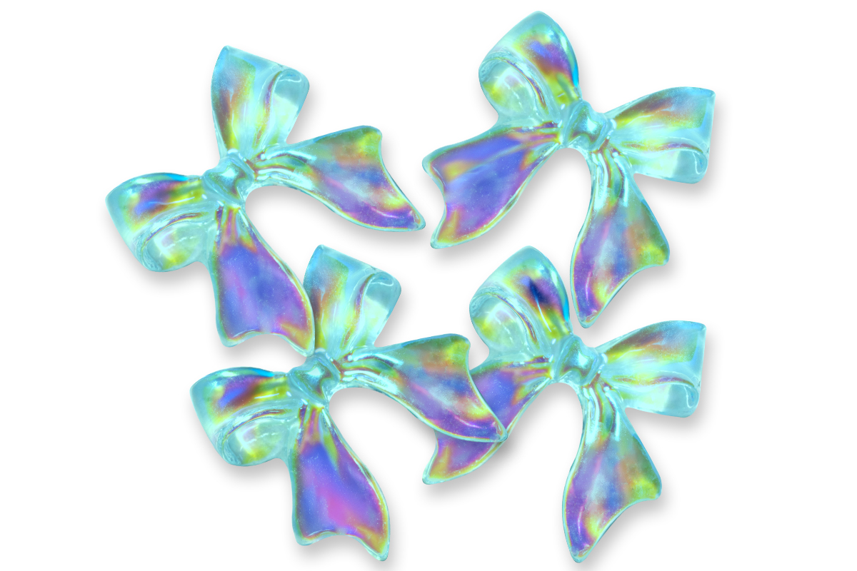 Jolifin Overlay - Schleife Jelly Aurora blau
