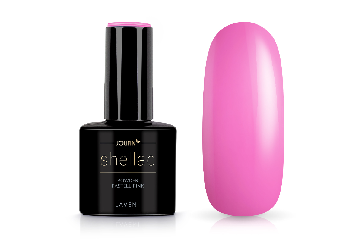 Jolifin LAVENI Shellac - powder pastell-pink 10ml