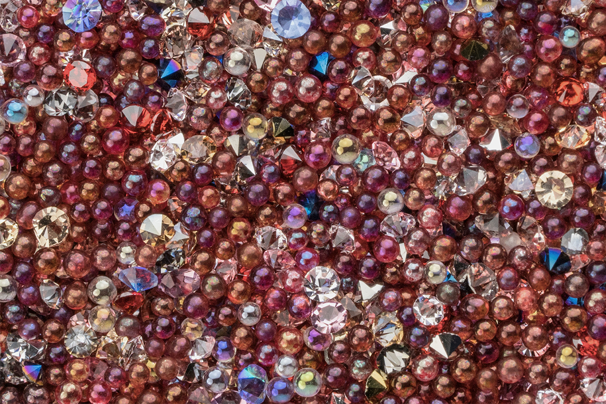 Jolifin LAVENI Luxury Pearls - red berry