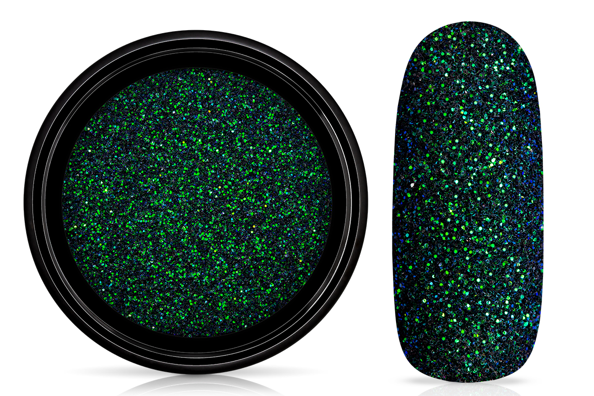 Jolifin LAVENI Chameleon Glitter - ocean smaragd