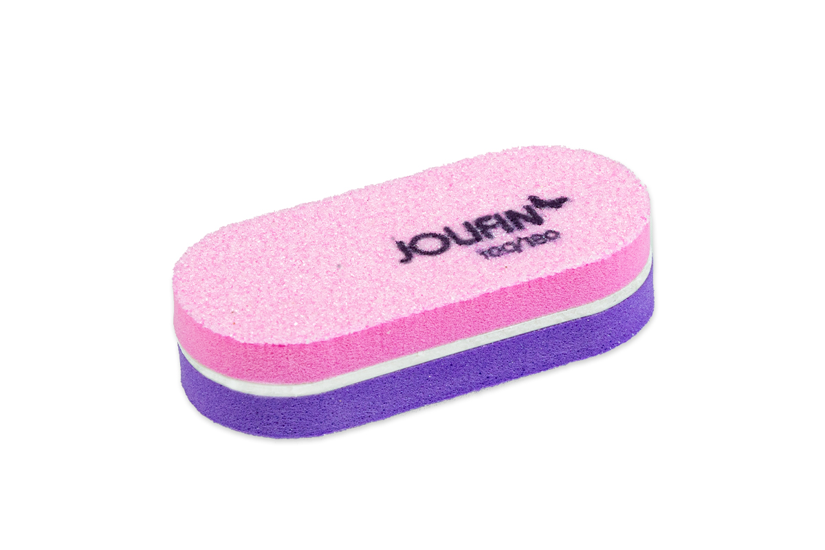 Jolifin Micro Bufferfeile 100/180 - pink & purple