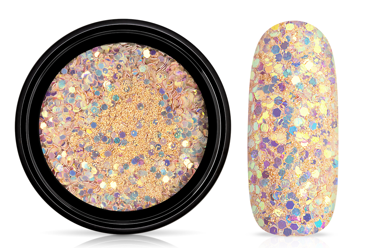 Jolifin LAVENI Mermaid Pastel Glitter - cream
