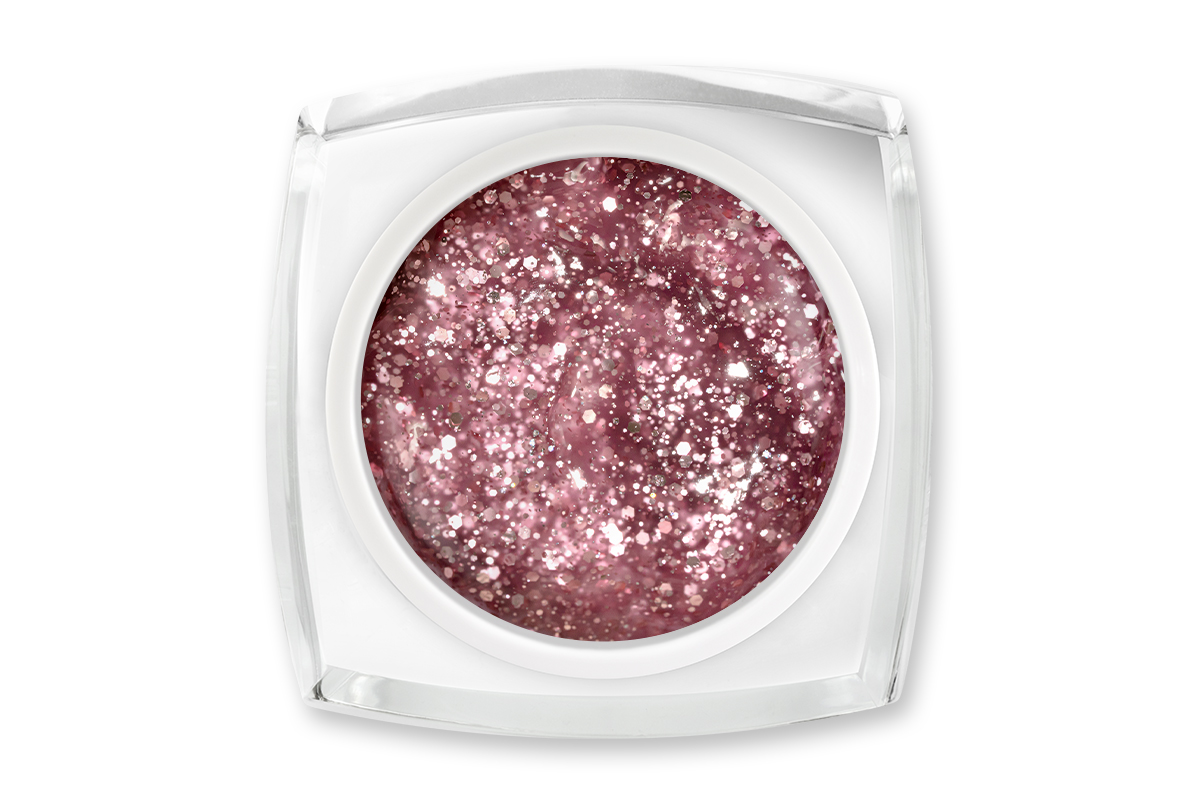 Jolifin LAVENI AcrylGel - rosé Glitter 15ml