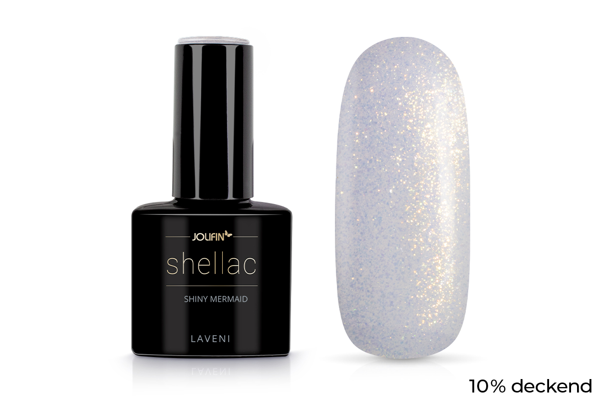 Jolifin LAVENI Shellac - shiny mermaid 10ml