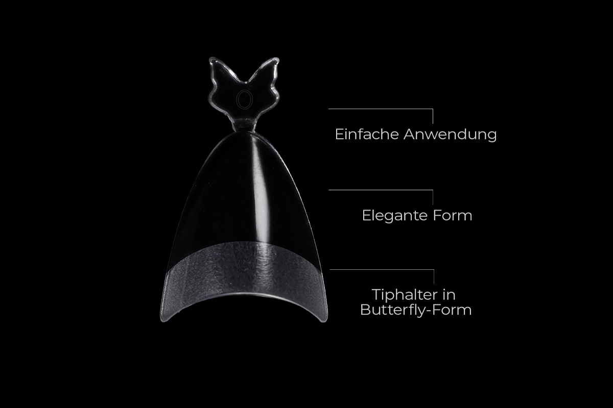 Jolifin 120 tip box - Almond medium clear