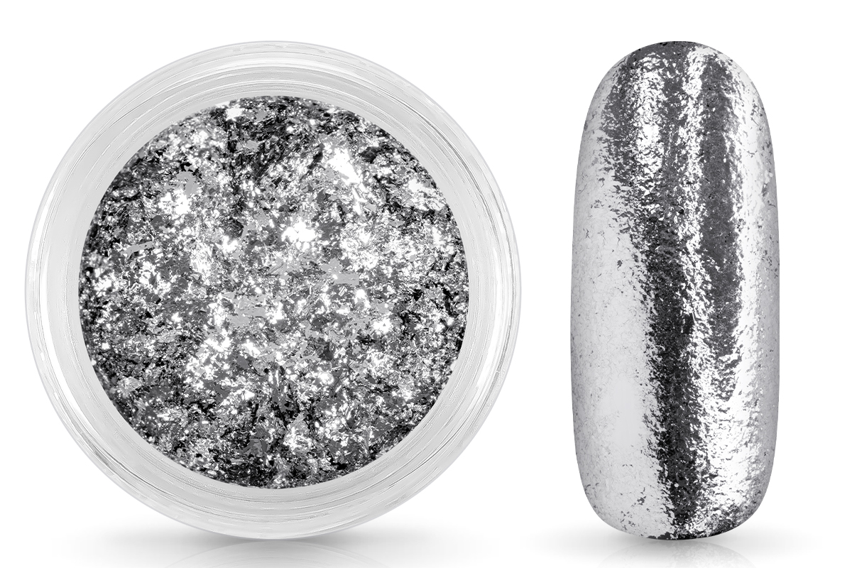 Jolifin Micro Chrome-Flakes - silver