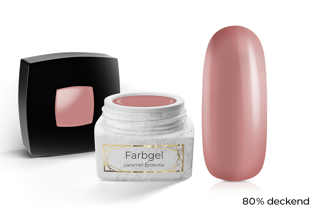 Jolifin LAVENI PRO Farbgel - caramel brownie 5ml