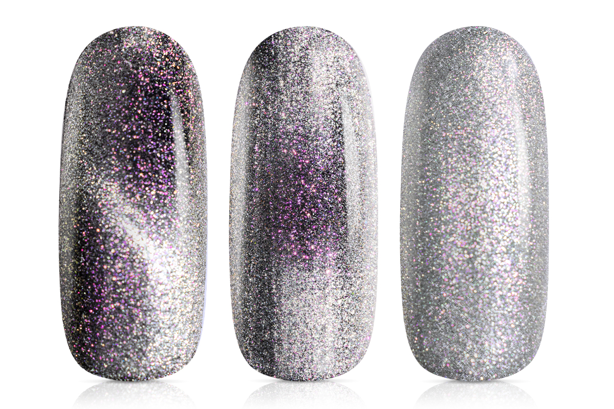 Jolifin LAVENI PRO Farbgel - Cat-Eye 9D silver 5ml