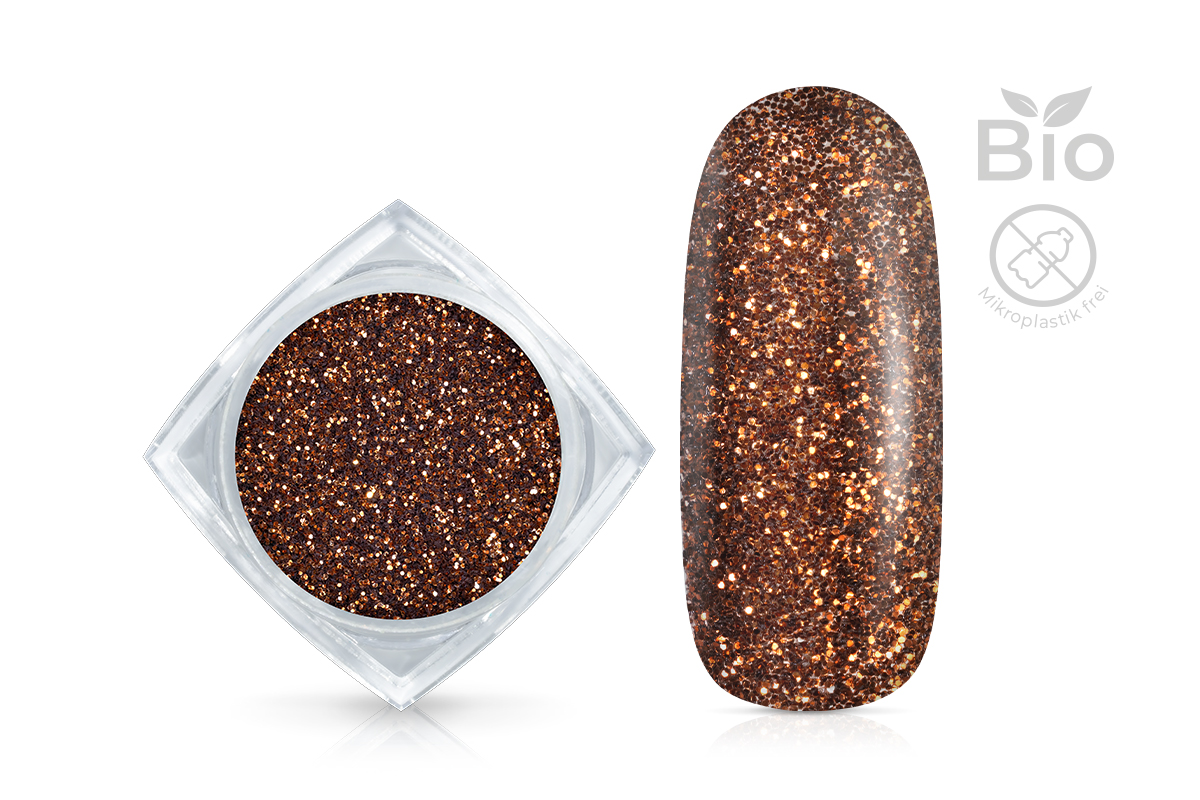 Jolifin organic glitter powder - brown