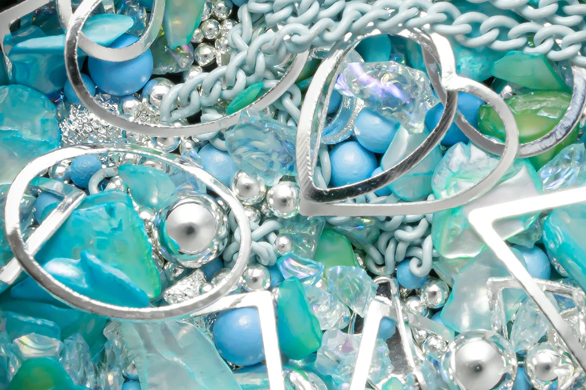 Jolifin LAVENI Luxury Nail-Art Mix - Perlmutt ocean