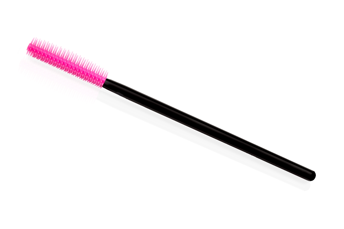 Jolifin Lashes - Silikonbürsten pink gerade - 10 Stück