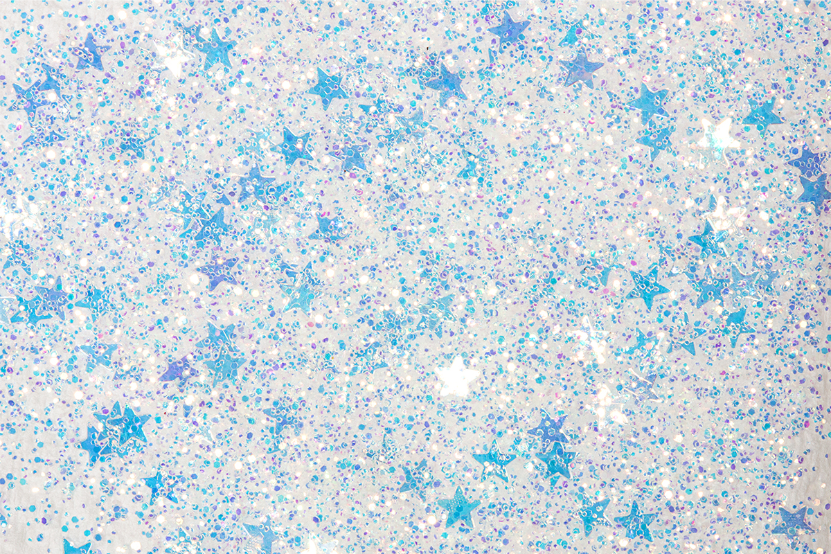 Jolifin Shooting Star Glitter - crystal clear