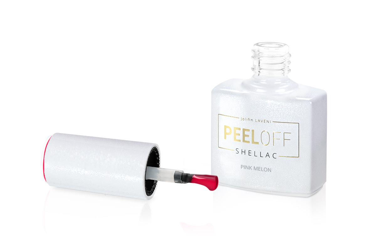Jolifin LAVENI Shellac PeelOff - pink melon 10ml Jolifin LAVENI Shellac PeelOff - pink melon 10ml