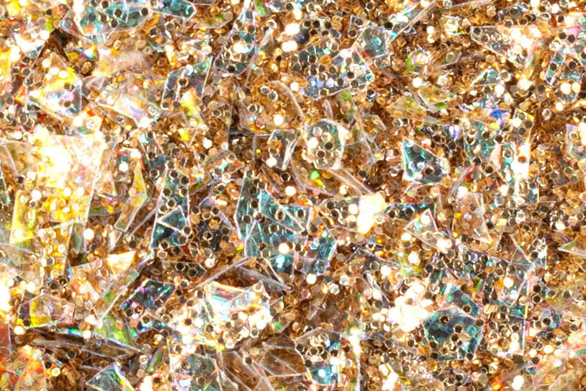 Jolifin organic glitter powder - gold