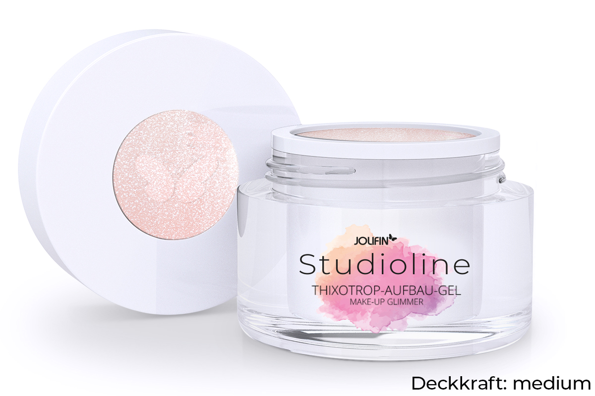 Jolifin Studioline - Thixotrop Aufbau-Gel make-up Glimmer 30ml