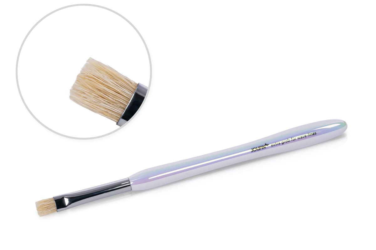 Jolifin Aurora brush white - extra coarse for wave-lines
