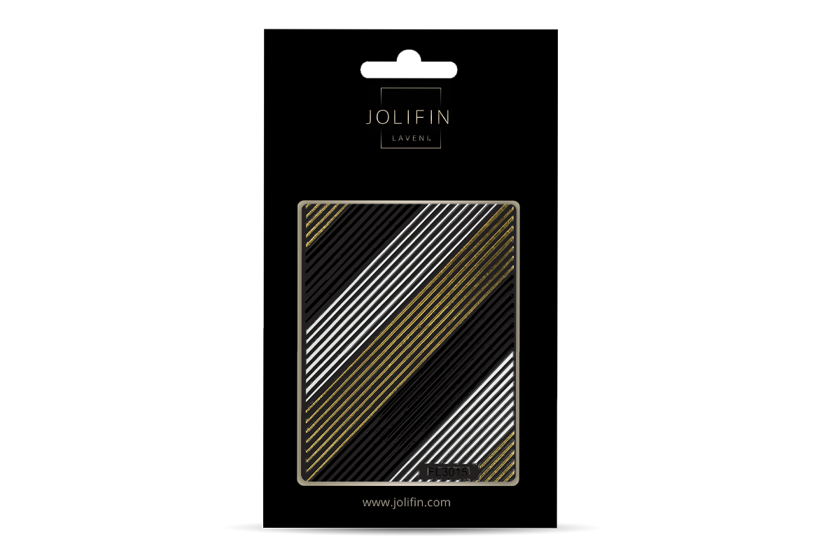 Jolifin LAVENI XL Sticker - black & white No. 16