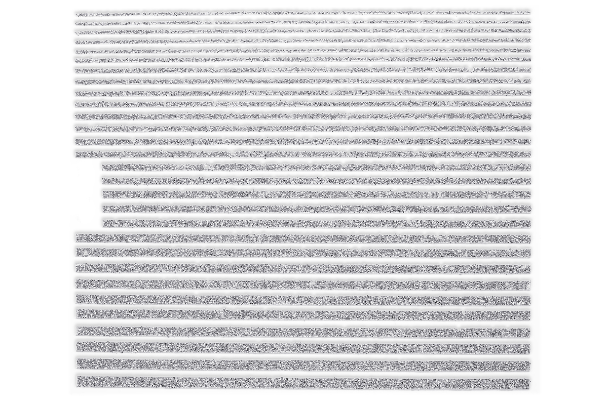 Jolifin LAVENI XL Sticker - Glitter Stripes silver