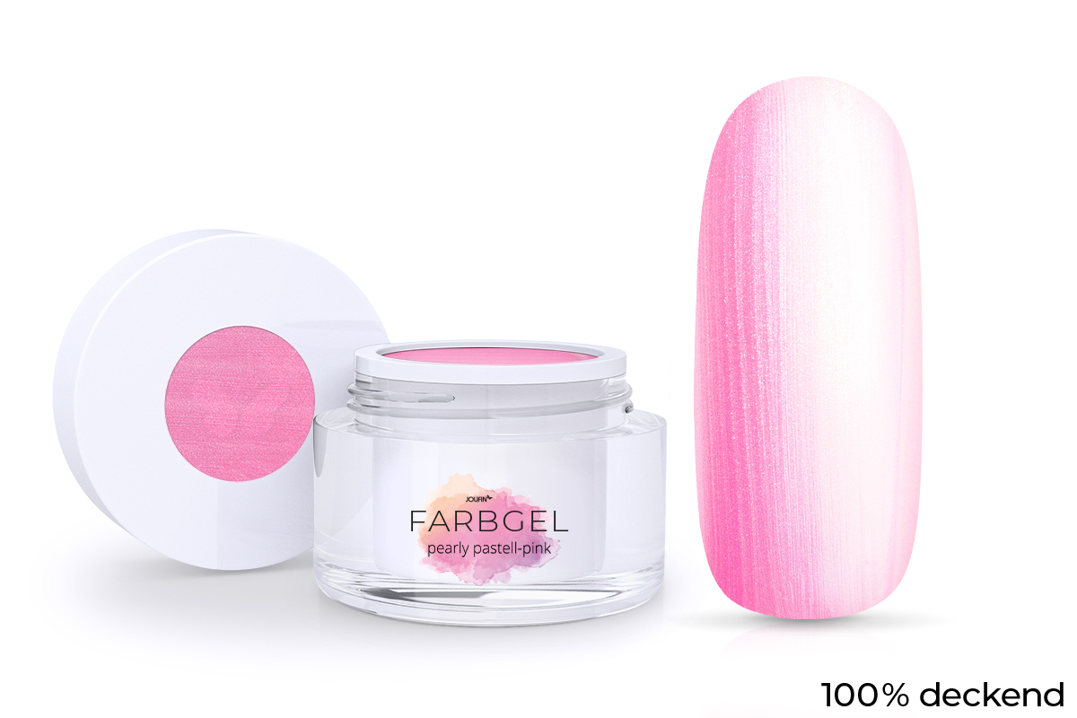 Colour gel pearly pastel pink 5ml