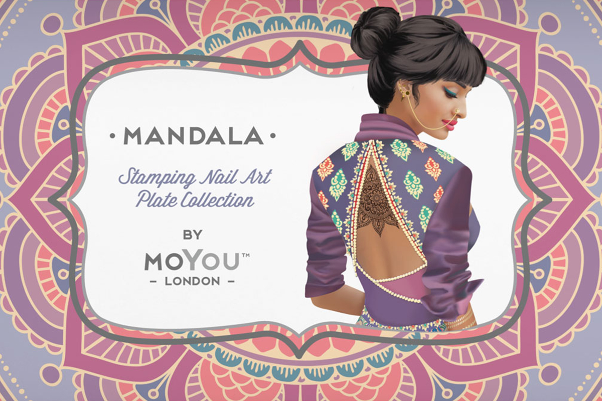 MoYou-London Schablone Mandala 15