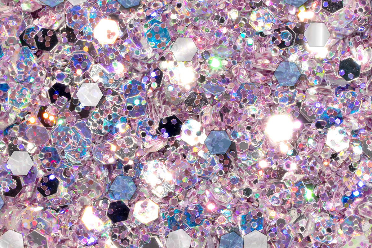 Jolifin LAVENI Luxury Glitter Hologramm  - silver-lilac
