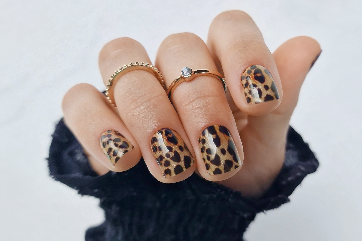 Jolifin LAVENI UV Gel-Wraps - animal print