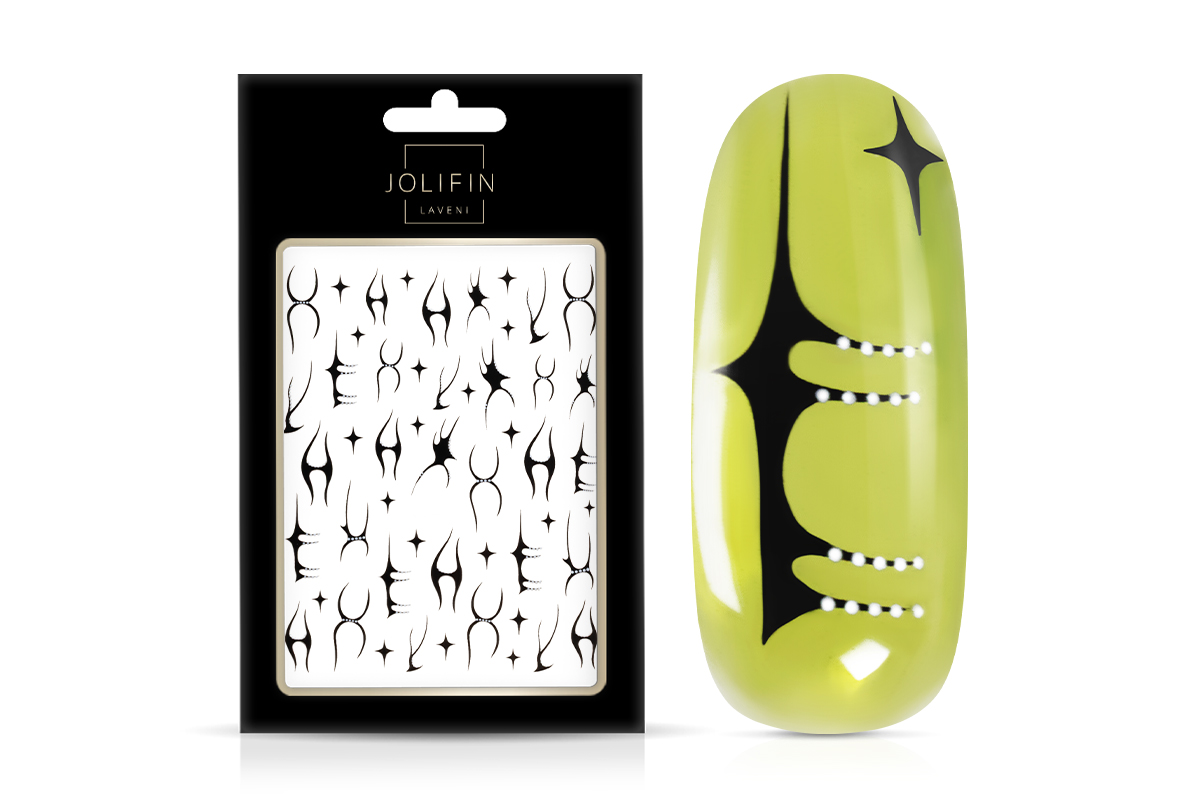 Jolifin LAVENI XL Sticker - schwarz Nr. 1