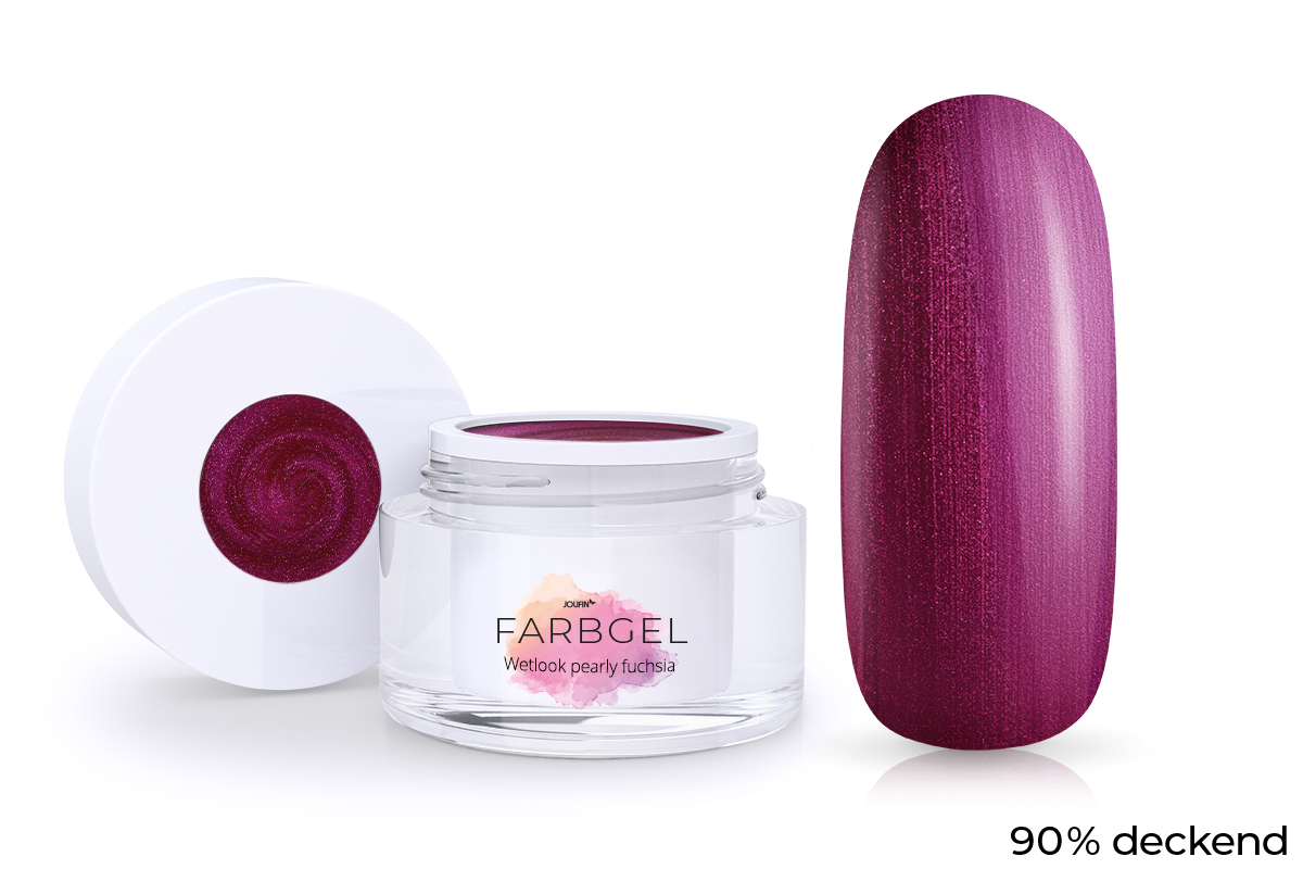 Jolifin Wetlook Farbgel pearly fuchsia 5ml