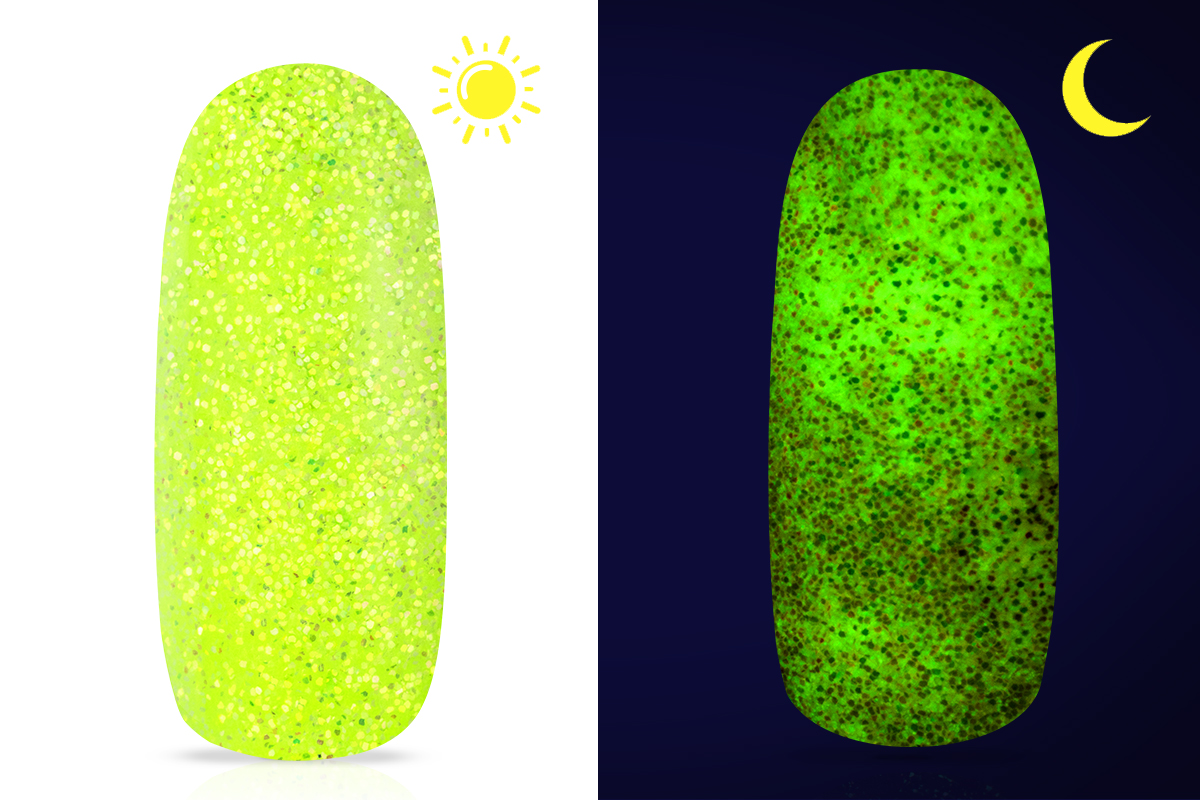 Jolifin LAVENI Nightshine Glitter - neon-yellow