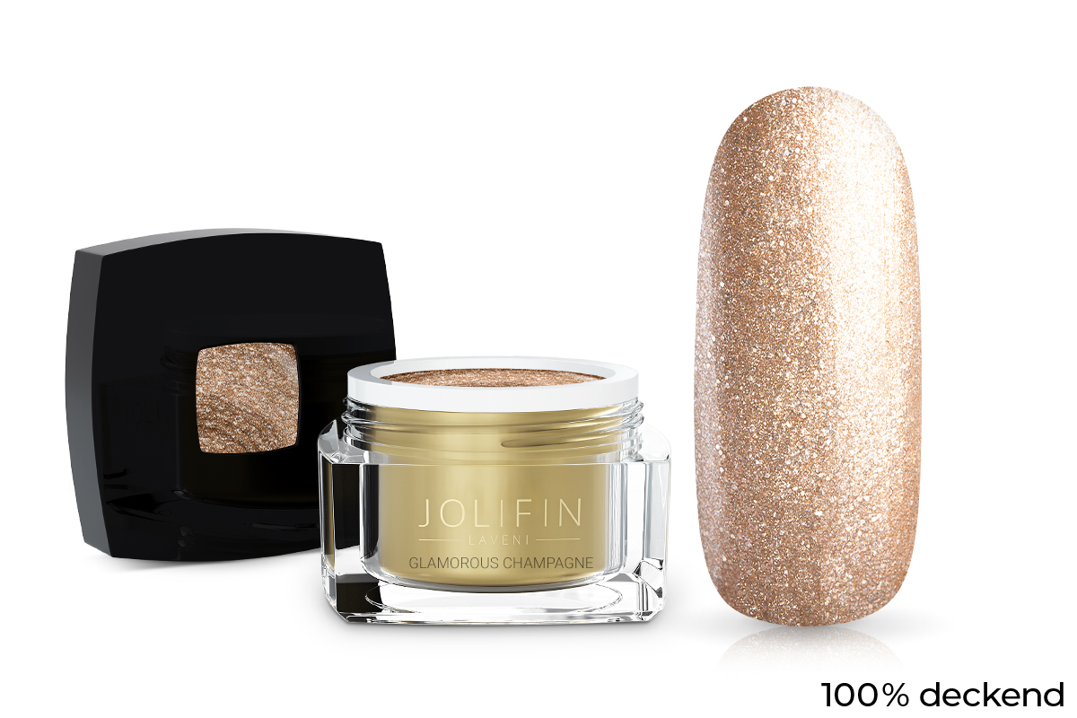 Jolifin LAVENI Farbgel - glamorous champagne 5ml