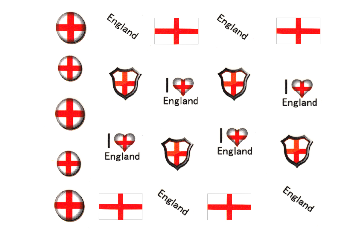 Jolifin Länder Tattoo - England
