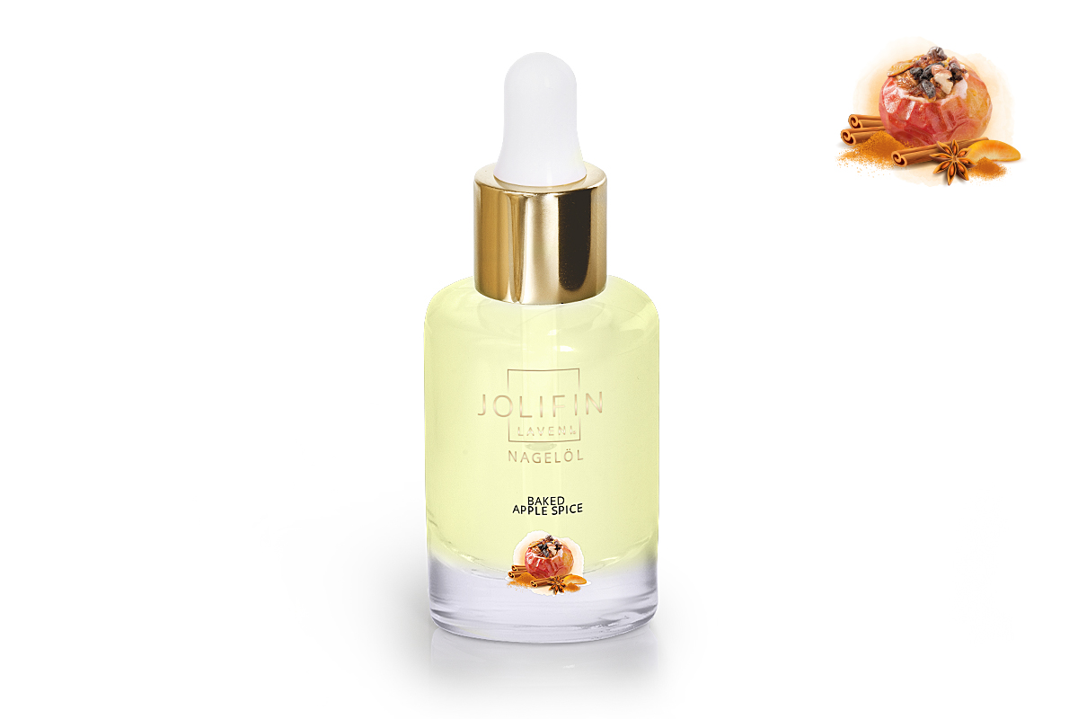 Jolifin LAVENI Nagelöl - baked apple spice 10ml