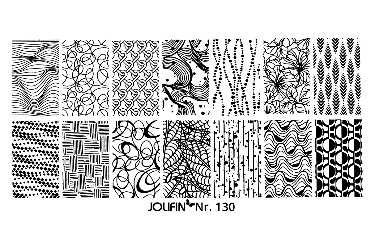 Jolifin Stamping-Schablone Nr. 130