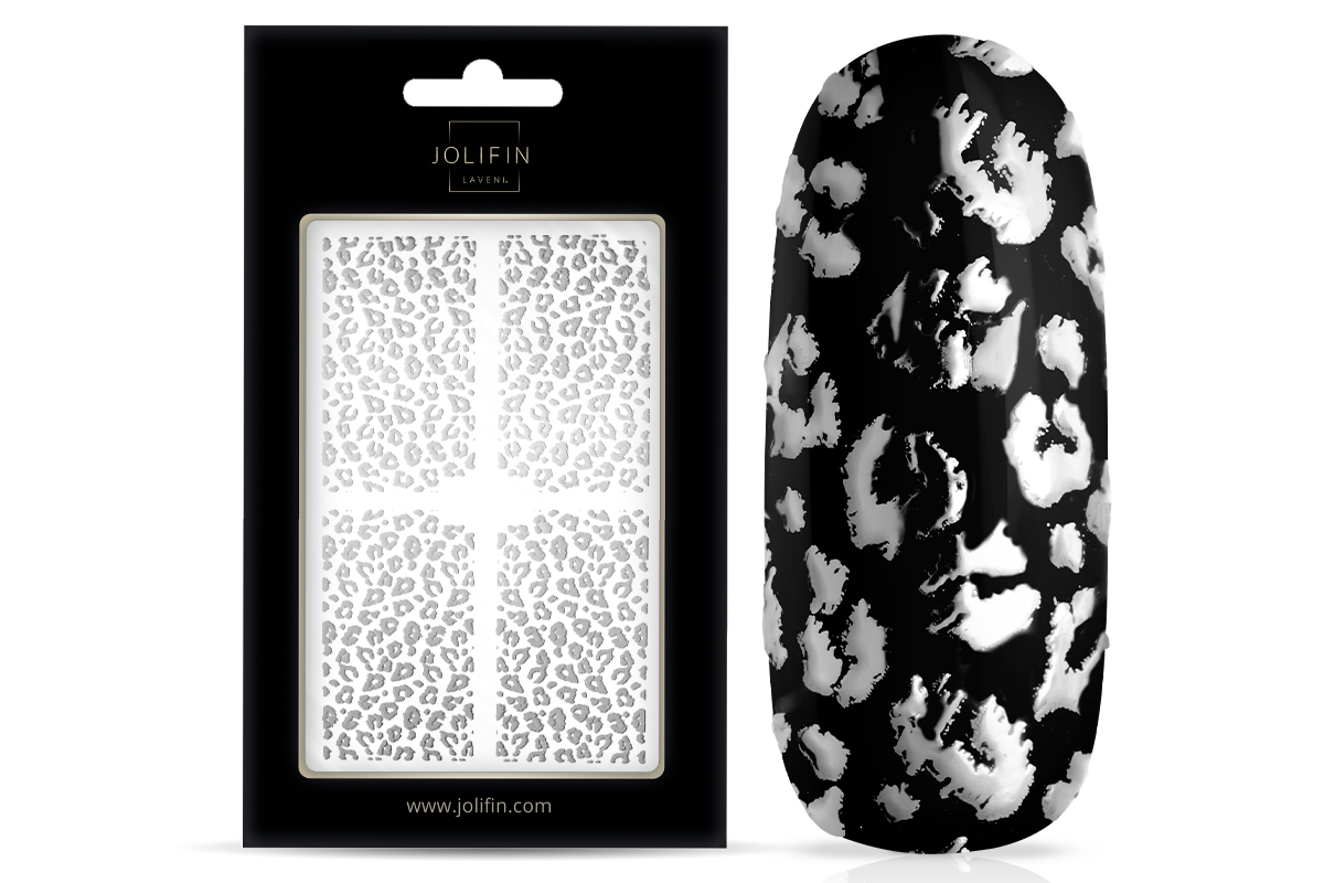 Jolifin LAVENI XL Sticker - Animalprint Silver Nr. 1