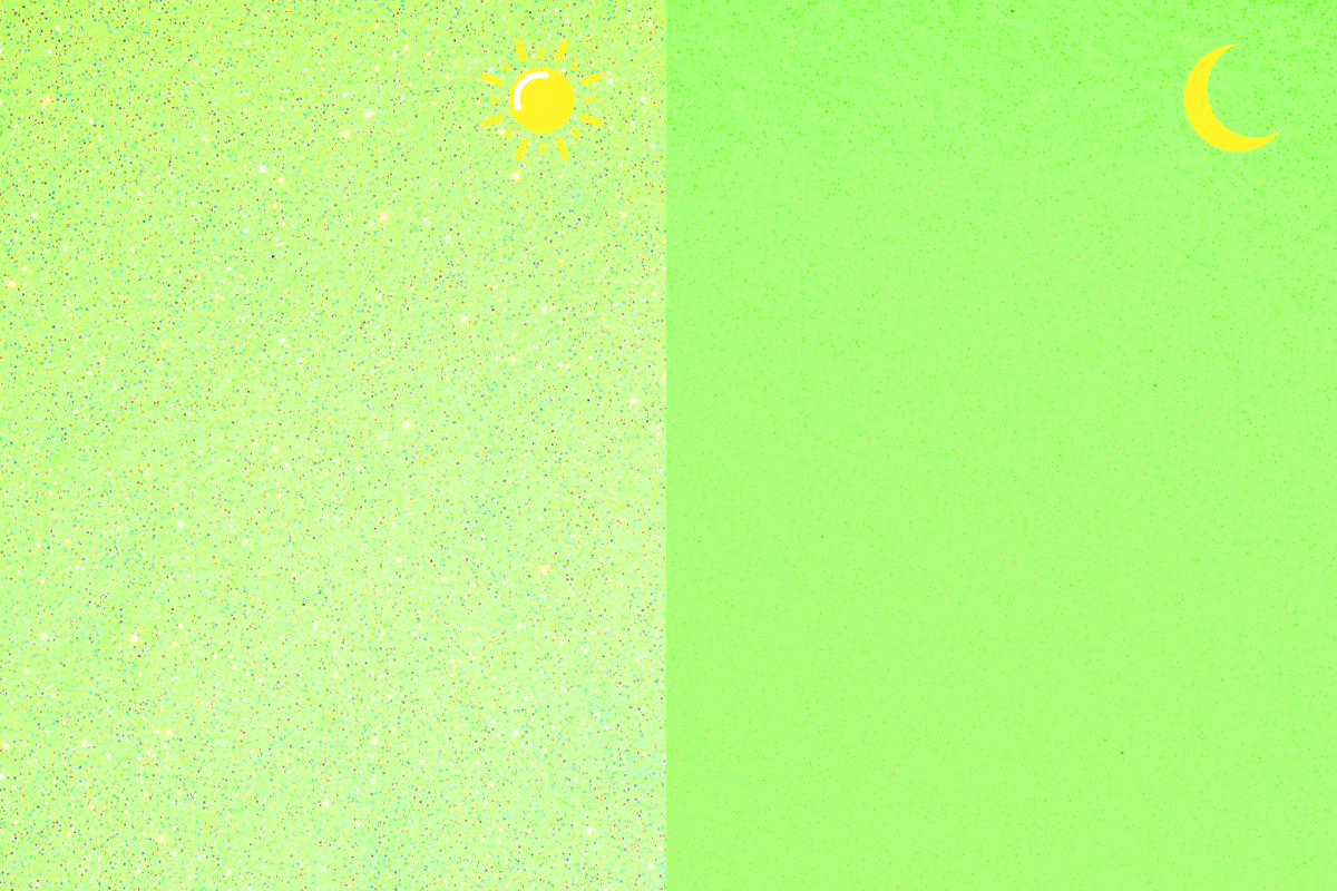 Jolifin LAVENI Diamond Dust - Nightshine pastell-green
