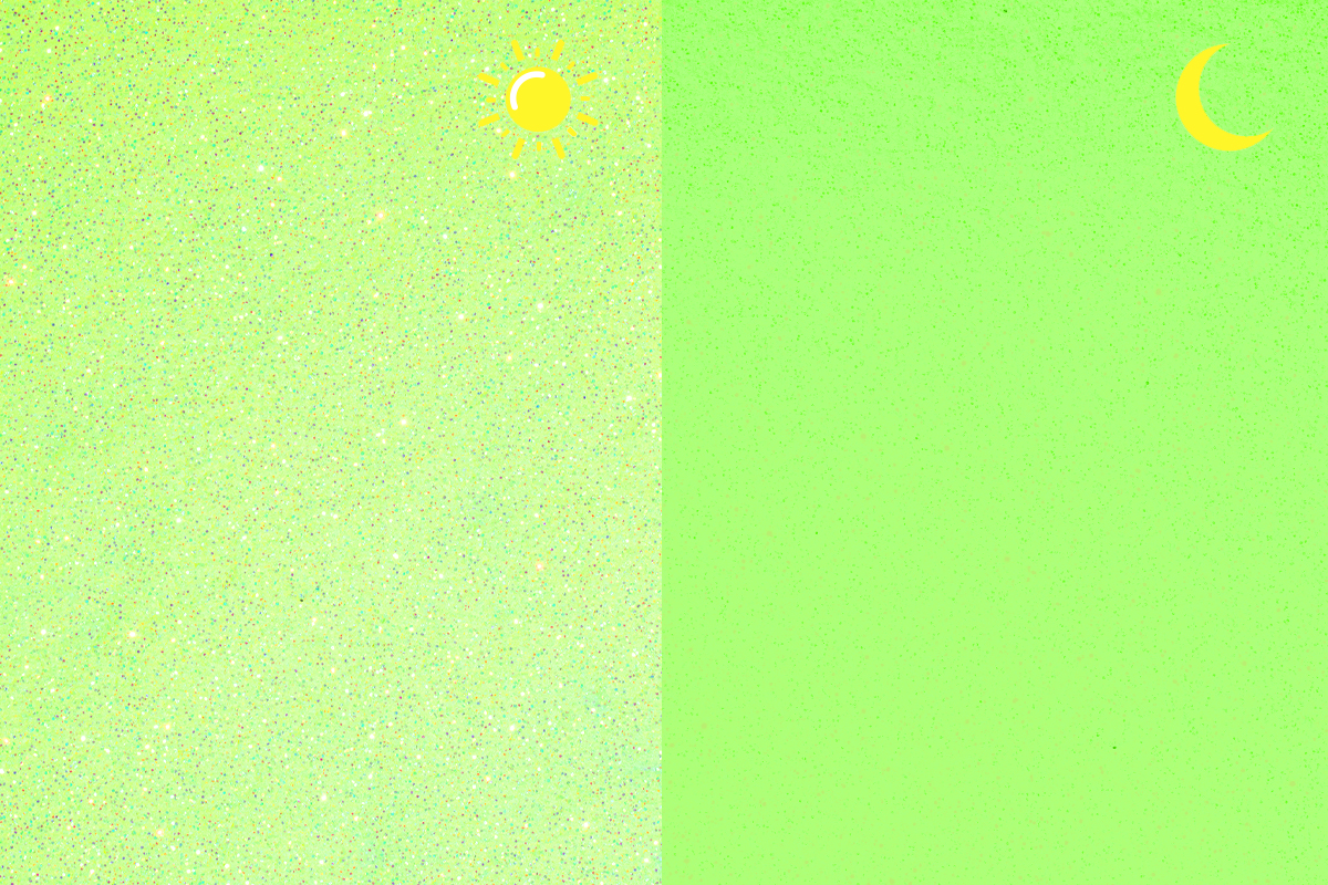 Jolifin LAVENI Diamond Dust - Nightshine pastell-green