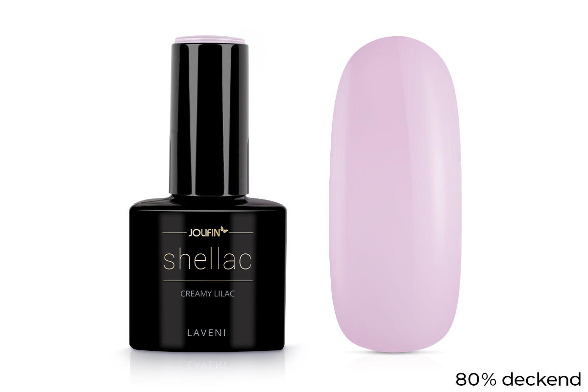 Jolifin LAVENI Shellac - creamy lilac 10ml
