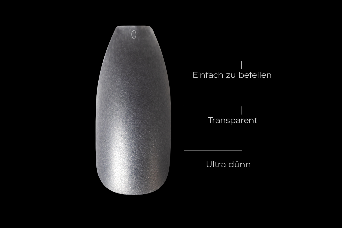 Jolifin 120 tip box Press-On Ballerina short - ultra thin